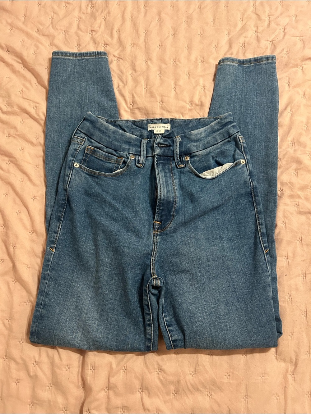 Good American Medium Blue Skinny Jeans